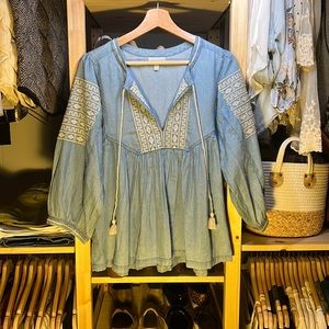 Lucky brand bohemian top